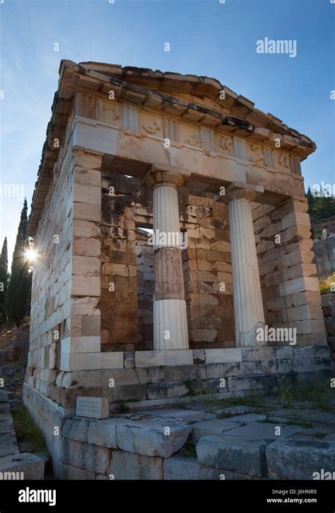 The Ruins of Delphi in Greece Stock Photo - Alamy