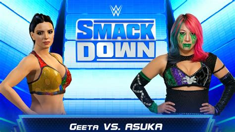 FULL MATCH Geeta Vs Asuka SmackDown YouTube