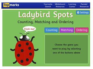 Techy Tuesday....Topmarks Ladybirds Follow the blog to get to the ...