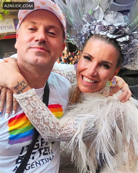 Florencia Pena Stunning Carnival Outfit For Gay Pride March In Buenos Aires Aznude