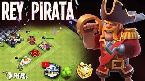 EL REY PIRATA NUEVA SKIN PASE DE ORO NOVIEMBRE CLASH OF CLANS