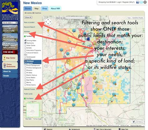 Publiclands | Nevada - California Blm Camping Map | Printable Maps