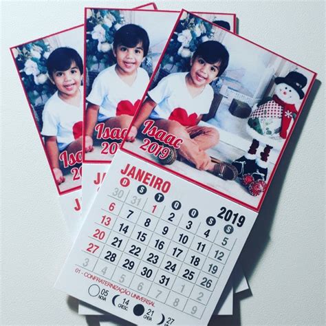 Mini Calendario Personalizado Shopee Brasil