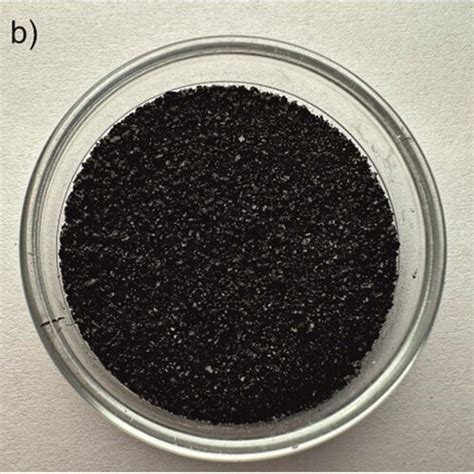 The Photographs Of A Activated Carbon Obtained From Sunflower Husks