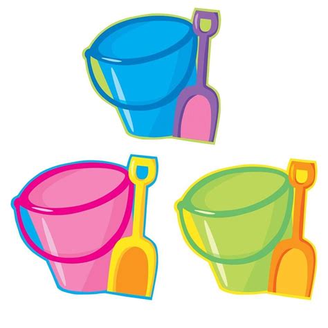 Pail and Shovel Cutout | Pail, Shovel craft, Cutout