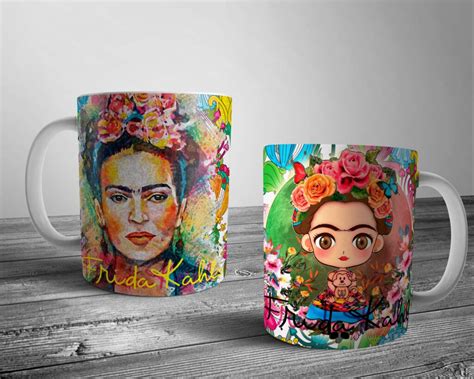 Plantillas Para Sublimar Tazas Frida Kahlo StoreSublimación