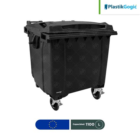 Contenedor Con Ruedas Gris Oscuro Plastik Gogic L Reko Grupo