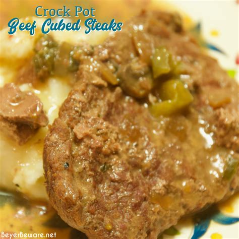 Cube Steak Crock Pot Meal