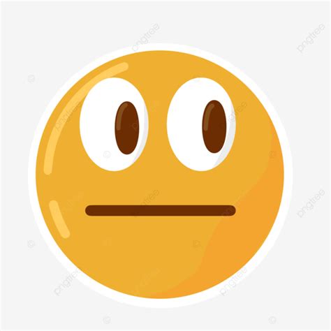 Adesivo Emoji Rosto Neutro Png Emoji Adesivo Rosto Neutro Imagem