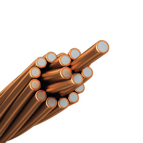 Bare Conductor Aluminium Tinned Copper Clad Strand Steel Wire CCS