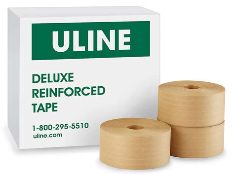 Uline Deluxe Reinforced Kraft Tape 3 X 375 S 5756 Uline