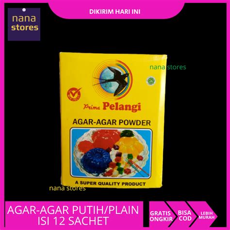 Agar Agar Bubuk Agar Agar Jelly Agar Prima Pelangi Swallow Agar