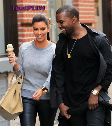 [Photos] Kim Kardashian And Kanye Spotted In NYC Again – ThatPlum.com