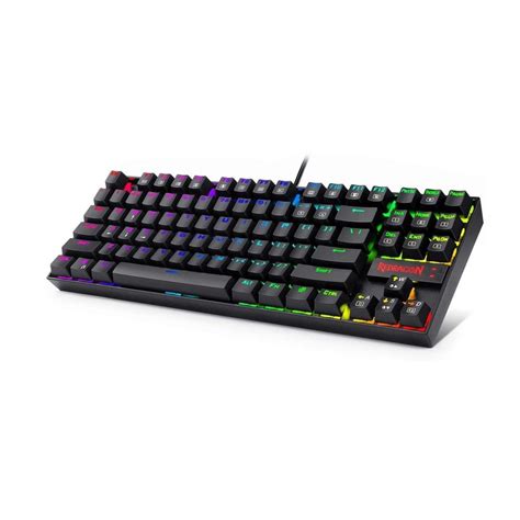 Teclado Mecánico Tkl Redragon Kumara Black Rgb K552 Compugo Store