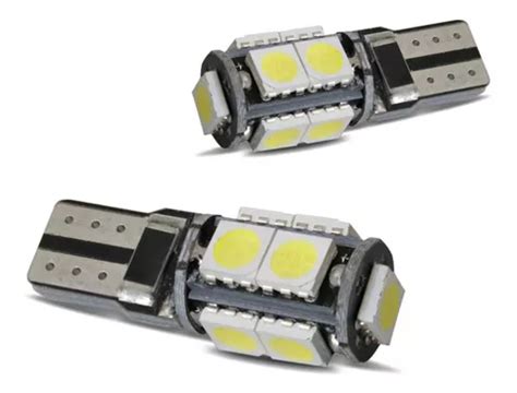 Par Pingo T10 9 Leds 6000k Luz Branca 2 A 5w 12v Carro MercadoLivre