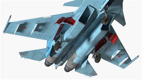 Sukhoi Su 33 Russian Navy Multirole Fighter 3d Model 129 Fbx Gltf