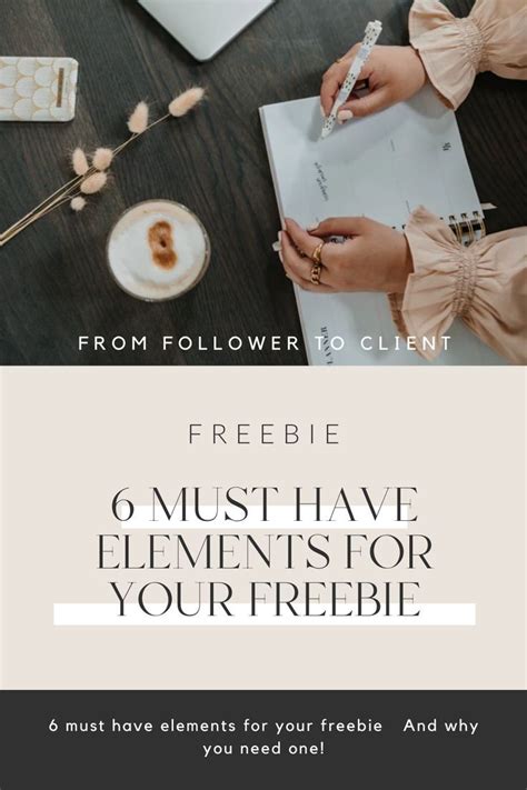 From Follower To Client Must Have Elements For Your Freebie