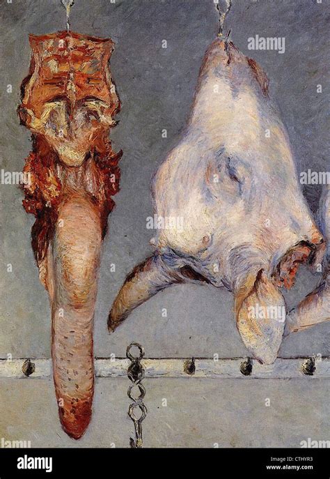 Gustave Caillebotte Tete De Veau Et Langue De Boeuf Immagini E