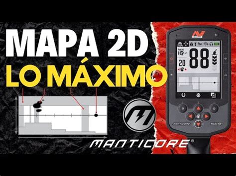 Mapa D Minelab Manticore Detector De Metales Y Tesoros Egecol