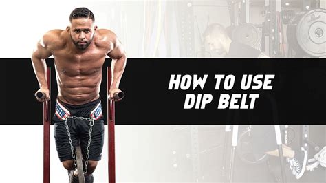 How To Use Dip Belt For Pull Up Exercises DMoose YouTube