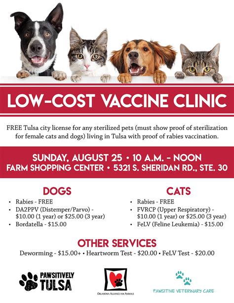 Free rabies and low cost... - Oklahoma Alliance for Animals