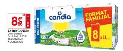 Promo Le Lait Candia Chez Promocash Icatalogue Fr