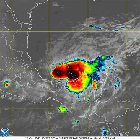 Alerta por lluvias en México ante cercanía de tormenta tropical Karl