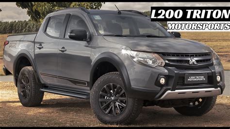 Mitsubishi L200 Triton 2020 Ganha SÉrie Especial Motorsports Top