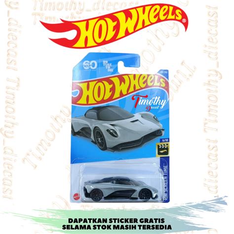 Hot Wheels Aston Martin Valhalla Concept James Bond Silver Timothy