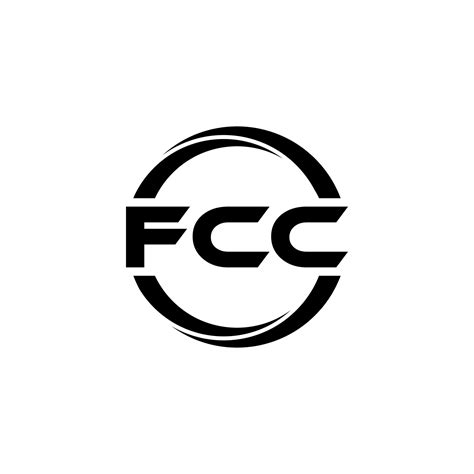 Fcc Letter Logo Design In Illustration Vector Logo Calligraphy