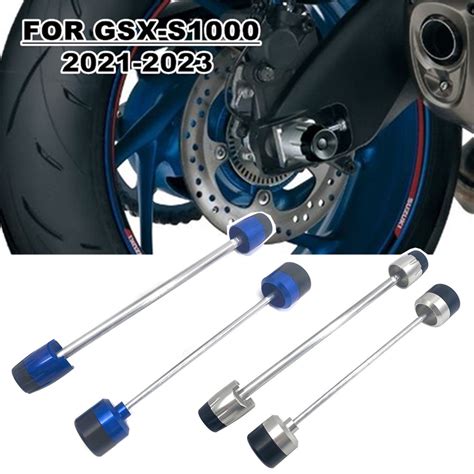 Motorcycle Front And Rear Fork Axle Slider Bumper Protector For Suzuki