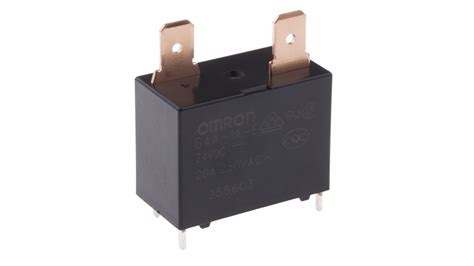 G4a 1a E Dc24 Omron Pcb Mount Power Relay 24v Dc Coil 20a Switching