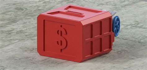 Stl File Bank Vault Cash Boxes・3d Print Design To Download・cults