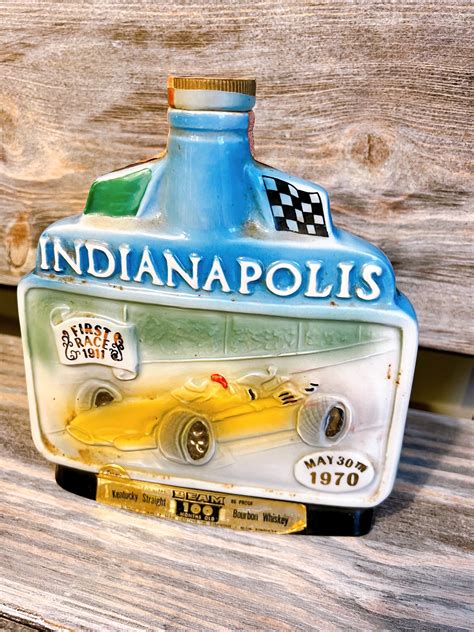 Jim Beam Whiskey Decanters 1970 Indianapolis 500 1968 - Etsy