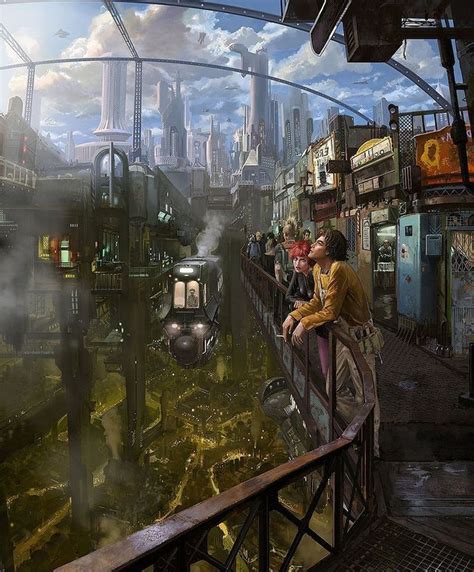 21 Visions Artistiques Des Villes Du Futur Futuristic City