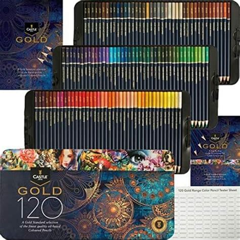 Zestaw Kredek Castle Art Supplies Gold Standard Kolorowe Rdzenie