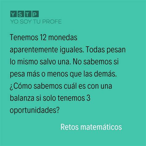 Retos Matem Ticos Para Despertar La Mente En Familia Yo Soy Tu Profe