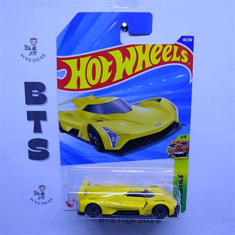 Jual Hot Wheels Cadillac Project GTP Hypercar Kuning Shopee Indonesia