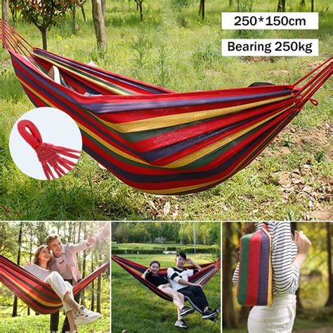 Hamac D Ext Rieur De Camping En Plein Air Portable En Toile Capacit