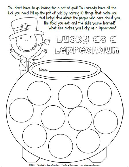 Are You As Lucky As A Leprechaun Free Printable Students And Saints