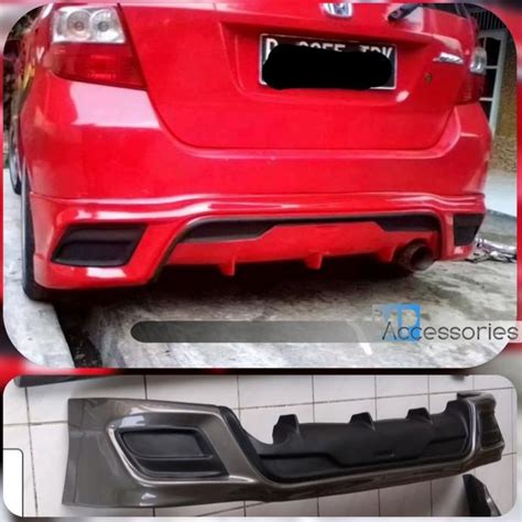 Jual Rear Belakang Bodykit Add On Jazz Gd3 Fit Idsi Vtec Warna Dasar