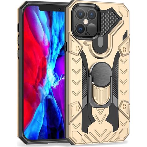 Mobigear Armor Ring Apple IPhone 12 Pro Shockproof Hardcase Hoesje