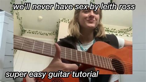 We Ll Never Have Sex Guitar Tutorial Youtube