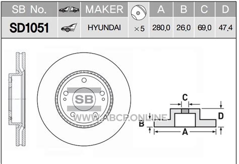 Sangsin brake SD1051 BRAKE ROTOR
