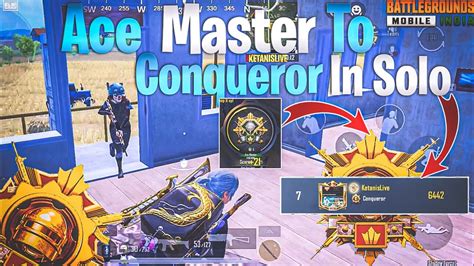 Day Ace Master To Conqueror C S Bgmi Solo Rank Push Tips And