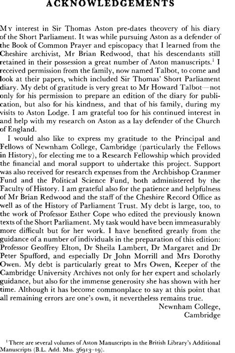 Acknowledgements Camden Fourth Series Cambridge Core