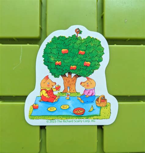 Richard Scarry Busy World Characters Vinyl Sticker *NEW! | EverythingSmells