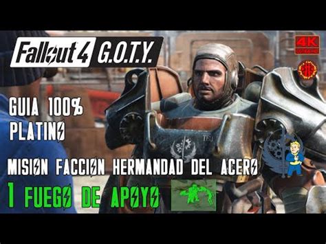 Fallout Mision Faccion Hermandad Del Acero Fuego De Apoyo