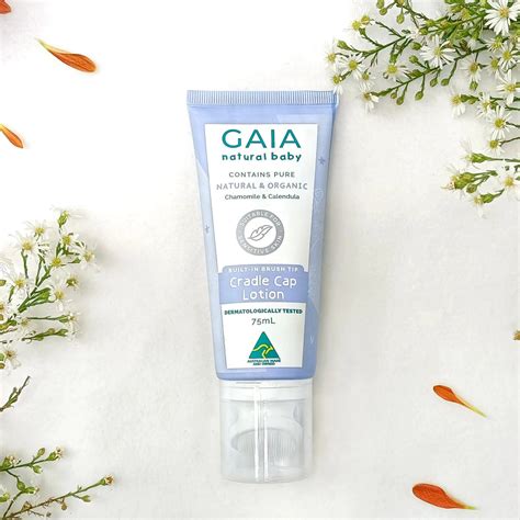 Gaia Natural Baby Cradle Cap Lotion 75ml With A Built In Application