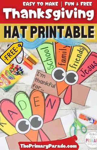 Turkey hat craft - The Primary Parade